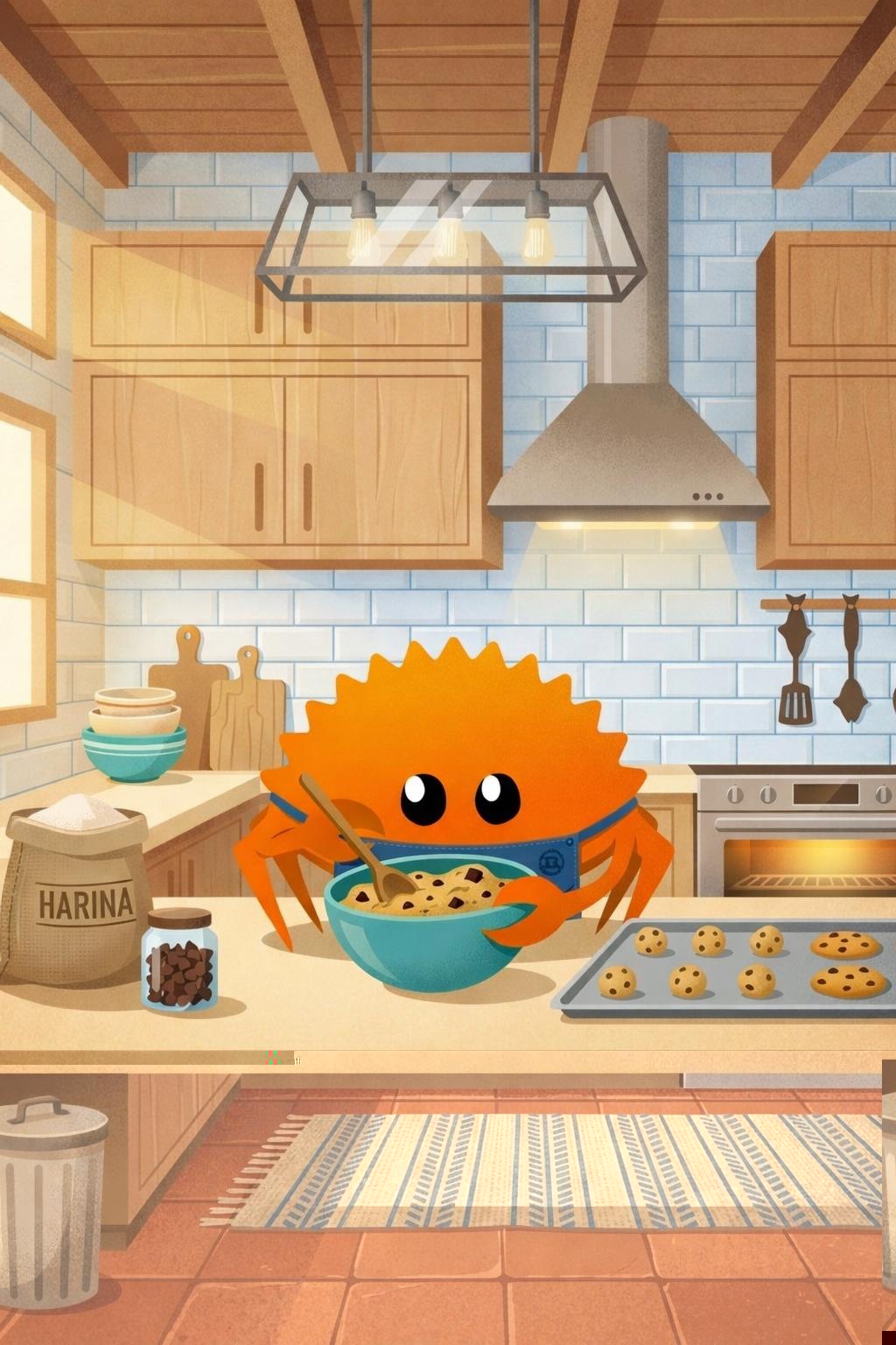 Ferris cocinando cookies